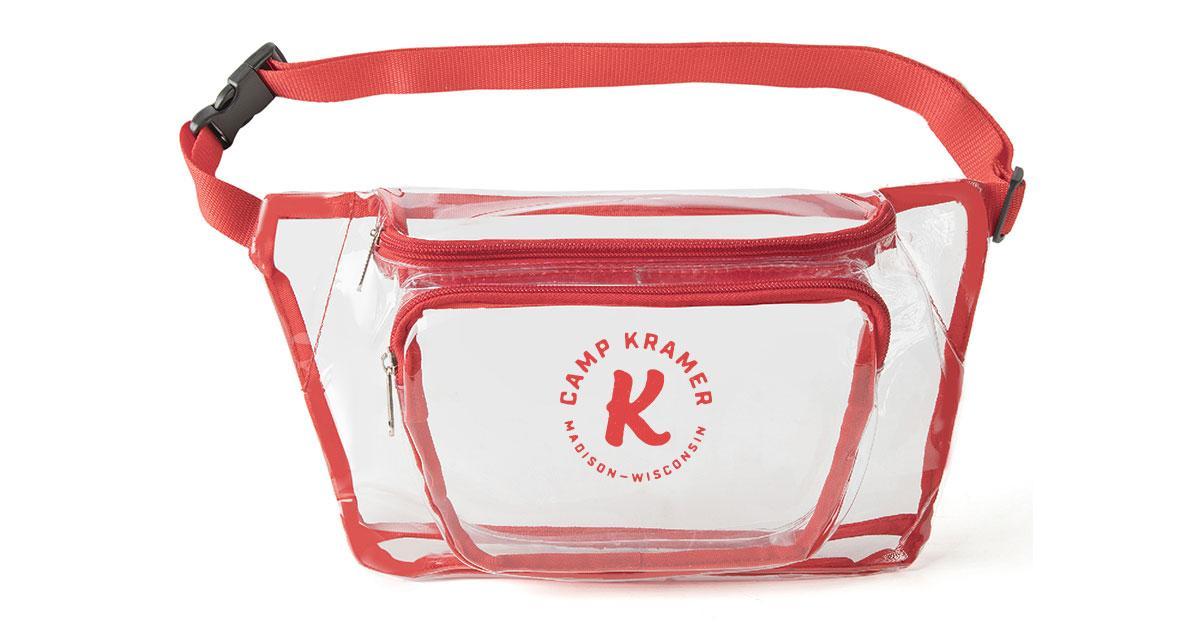 clear fanny pack